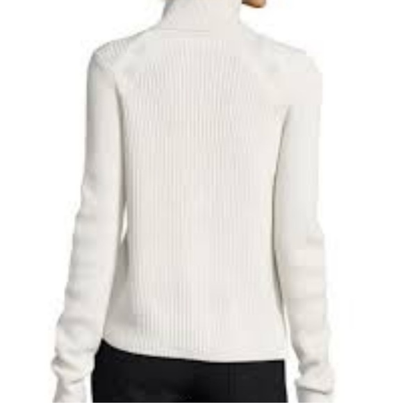 Veronica Beard • Pearson Button Detail Merino
Wool Sweater - Picture 9 of 10